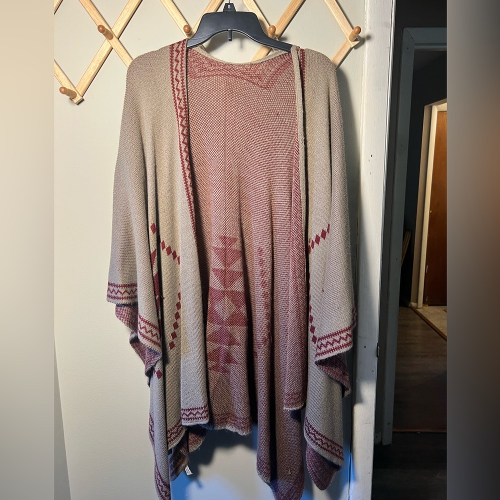 Boho poncho wrap